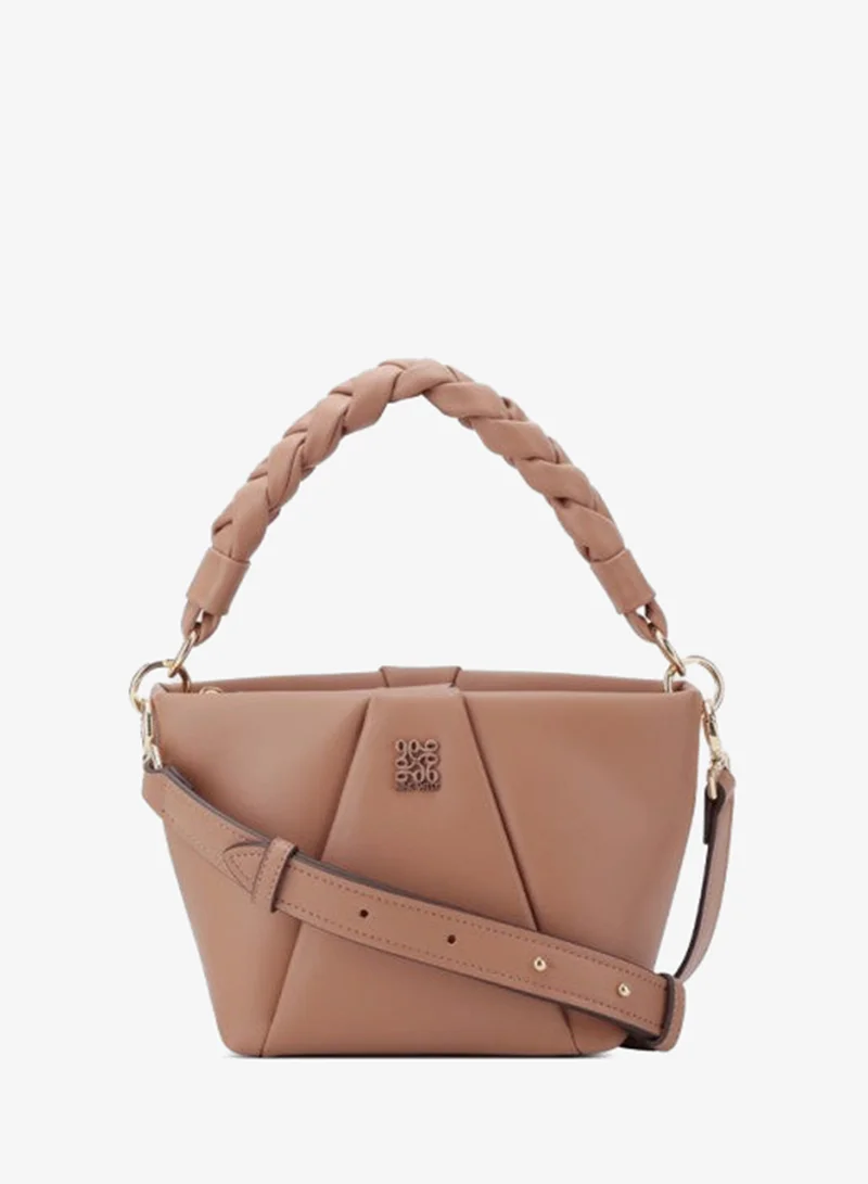 Nine West YENA Logo Detail Braided Strap Shoulder Bag