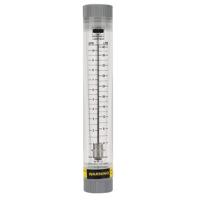 Jectse G3/4inch Female Water Liquid Flowmeter,1-10GPM Tube Cylindrical Panel Type Meter,LZM-20G Flowmeter Instrument - Image 1