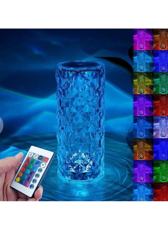 NAGAFA SHOP ICB-8023 Touch Decorative Lighting Lamp, Remote Control, 8 RGB Lighting Colors, USB Charging, nagafa shop - Image 1