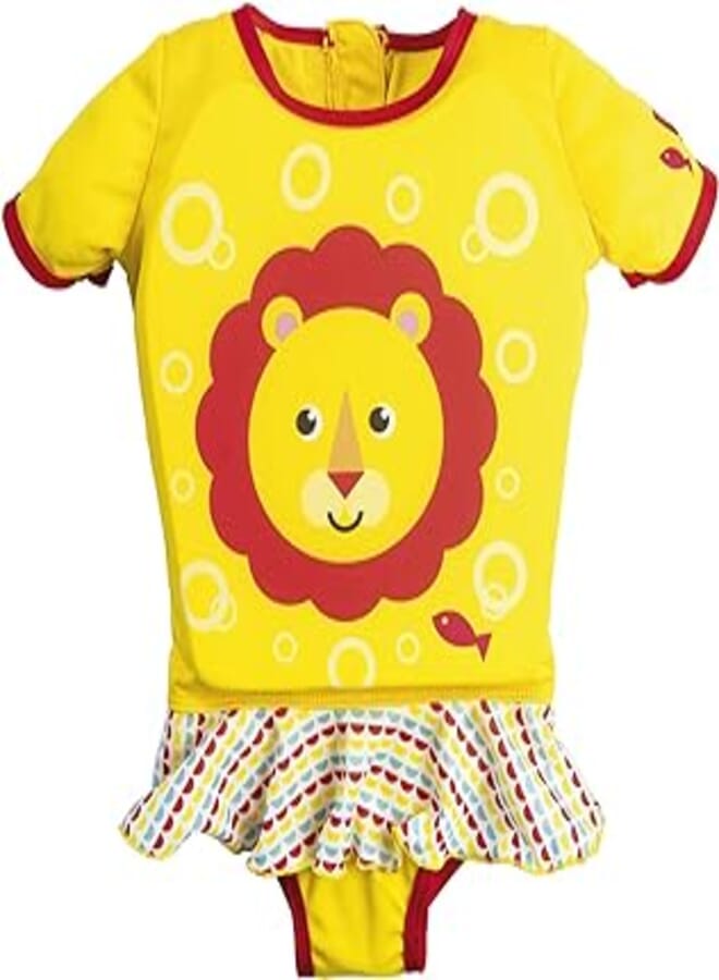 NHR Baby Girl Swim Float Swim Vest for Baby Girls - Multi Color