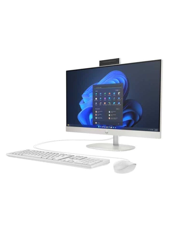 HP جهاز ProOne 240 G10 (إصدار مطور) متكامل بشاشة 23.8 بوصة عالية الدقة بالكامل (1920×1080)، معالج Intel Core i7-1355U، ذاكرة وصول عشوائي 16 جيجابايت DDR4، قرص صلب SSD سعة 512 جيجابايت، بطاقة رسومات مدمجة، نظام التشغيل Windows 11 Pro، يدعم اللغتين الإنجليزية والعربية، لون أبيض الإنجليزية/العربية - Image 3