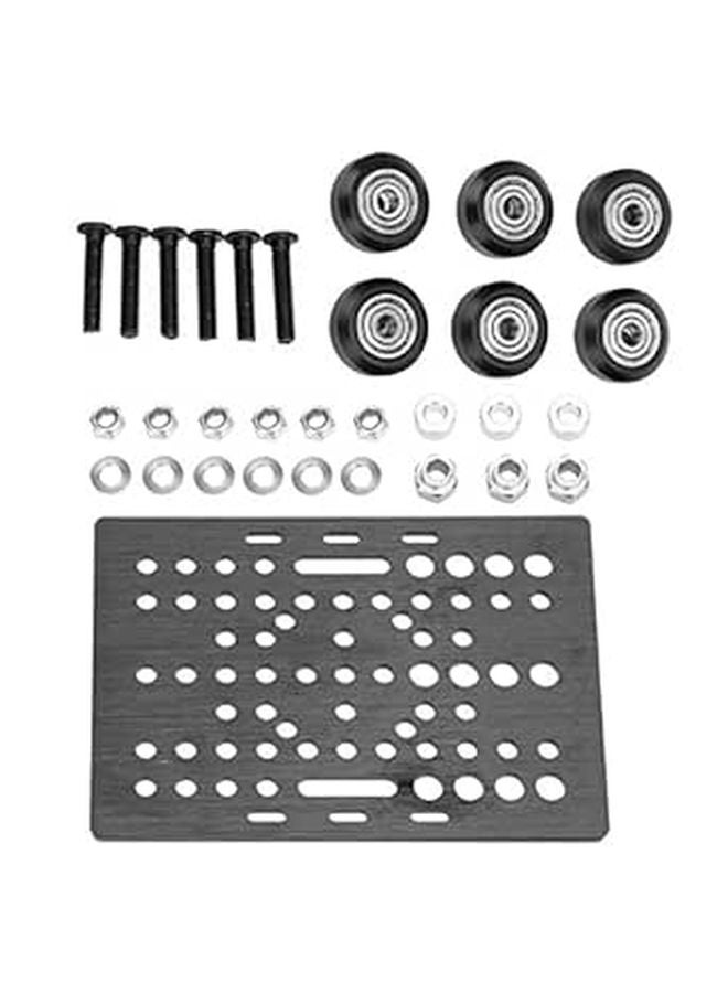 V Groove Linear Rail Bearing Pulley Kit For 3D Printer Gantry Plate Slide Build - Image 1