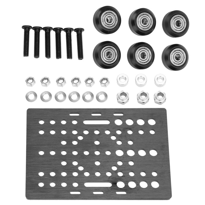 V Groove Linear Rail Bearing Pulley Kit For 3D Printer Gantry Plate Slide Build - Image 2