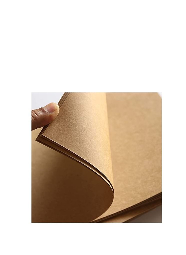 Terabyte - Kraft Paper 350GSM Size A4 50 Sheets, Thick Brown Card Paper, Craft Making Gift Packing Business Card Print Paper, Thicker Paper - Image 1
