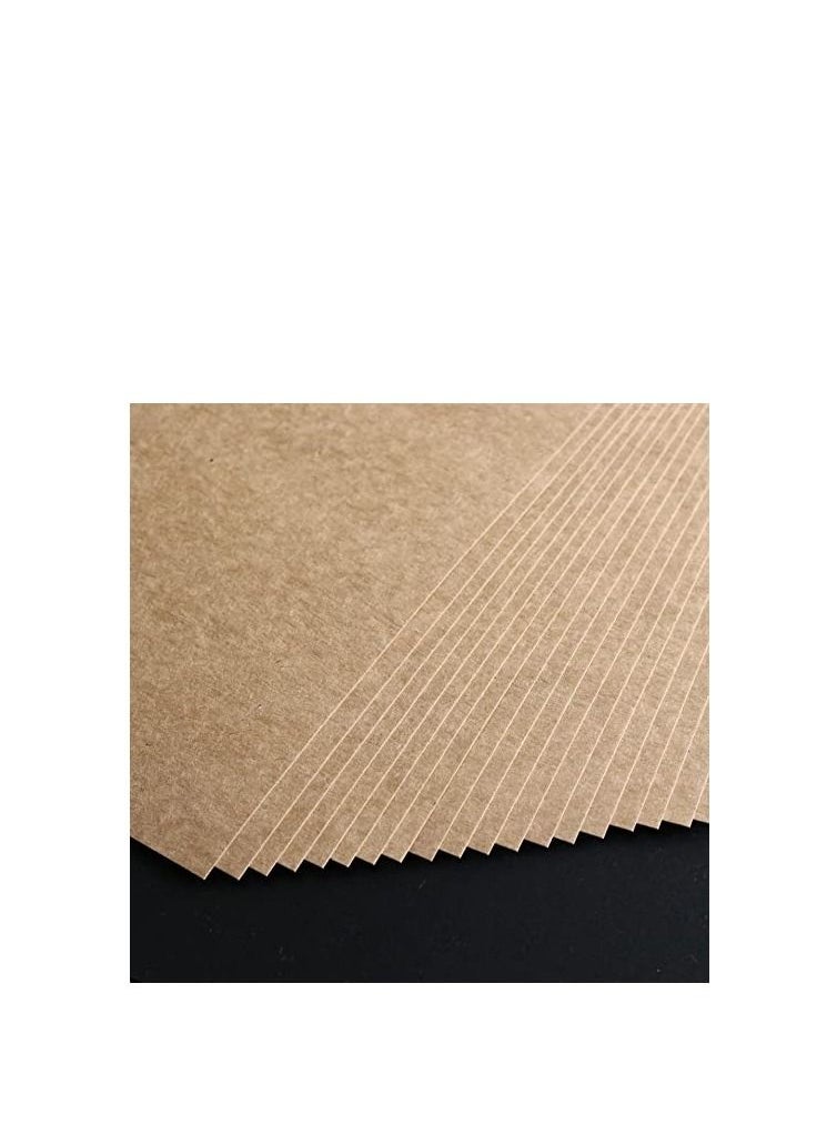 Terabyte - Kraft Paper 350GSM Size A4 50 Sheets, Thick Brown Card Paper, Craft Making Gift Packing Business Card Print Paper, Thicker Paper - Image 1