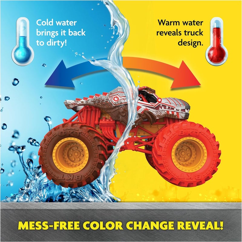 Monster Jam Mud Blasters, Monster Mutt Dalmatian Dunk Tank Playset, Color Change Action, Kids Toy Gifts for Boys and Girls Ages 3 and Up - Image 3
