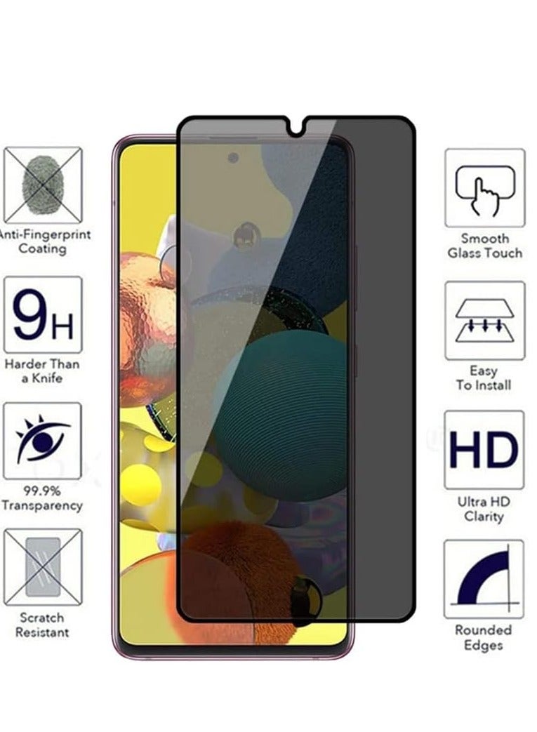 Denx Samsung Galaxy A55 5G Privacy Glass Screen Protector Anti-Spy Tempered Glass Film Scratch Resistant Glass Screen Protector for Samsung Galaxy A55 5G - Image 4