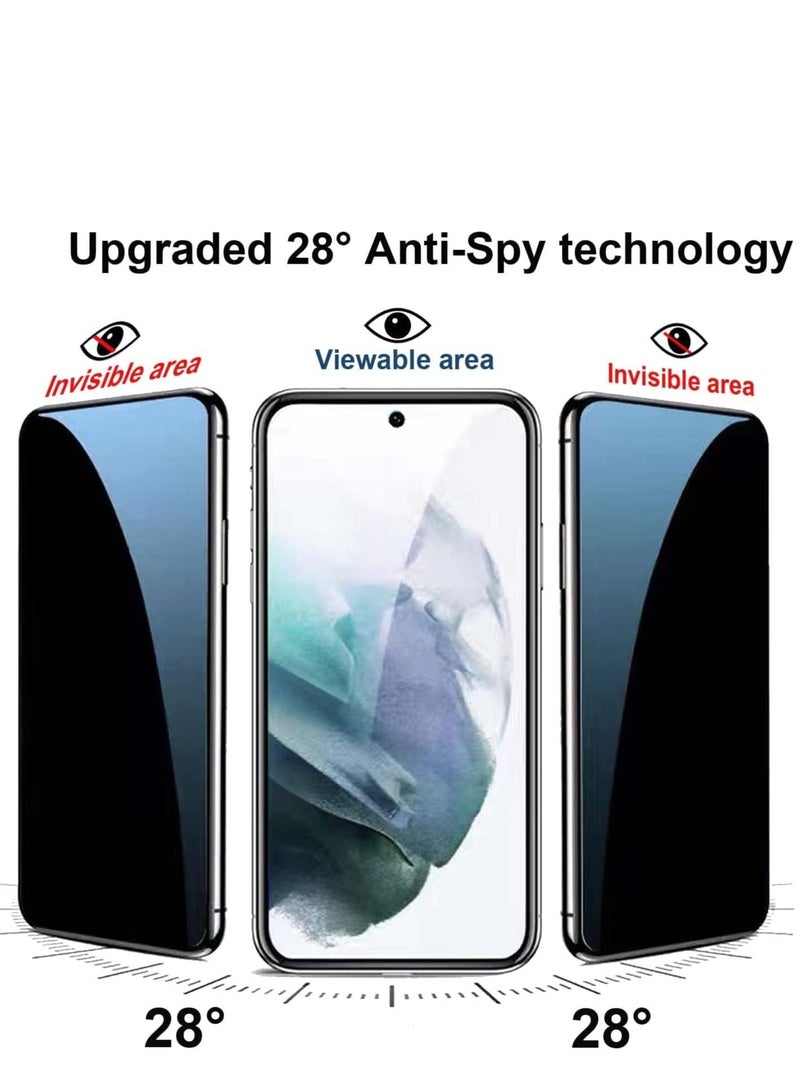 Denx Samsung Galaxy A55 5G Privacy Glass Screen Protector Anti-Spy Tempered Glass Film Scratch Resistant Glass Screen Protector for Samsung Galaxy A55 5G - Image 2