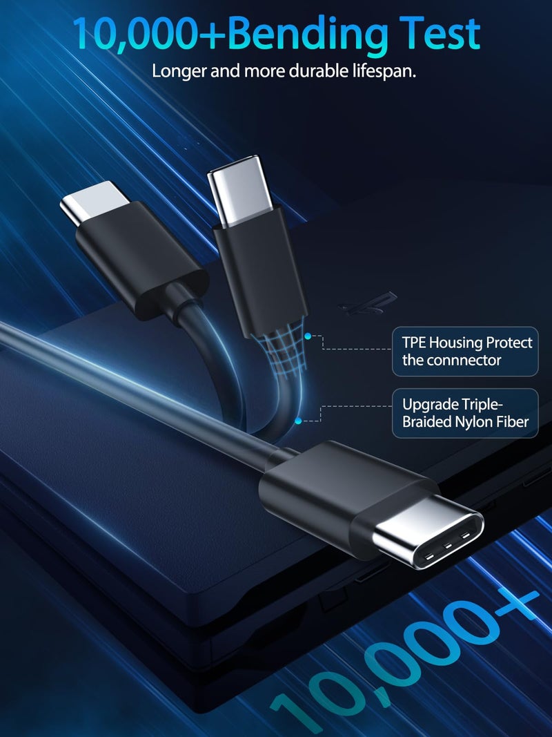 SCOVEE 15ft Long USB C Cable PS5 Controller Charger Cord for Xbox Series X,Series S Controller,for PlayStation-5,PS5 Charging Cable,PS 5 Dual Sense,Fast USB C Type C Cord for Switch Data Transfer Play Wire - Image 4