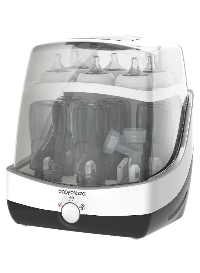 Baby Brezza 10 Minute Baby Bottle Sterilizer + Dryer - Superfast Electric Steam Sterilization - Universal Sterilizing for All Bottles, Pacifiers + Breast Pump Parts - Image 1