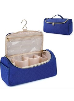 Generic Travel Case for Dyson Airwrap Complete Styler & Attachments - Portable Storage Bag with Hanging Hook for Hair Curler Accessories & Organizer (Blue)  - Image 1