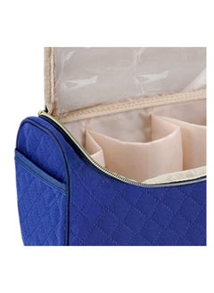 Generic Travel Case for Dyson Airwrap Complete Styler & Attachments - Portable Storage Bag with Hanging Hook for Hair Curler Accessories & Organizer (Blue)  - Image 3