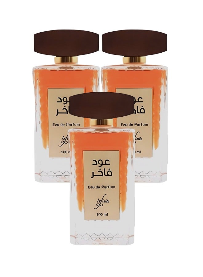 Infinite 3 Pieces Oud Fakhir Perfume 100ml - Image 1