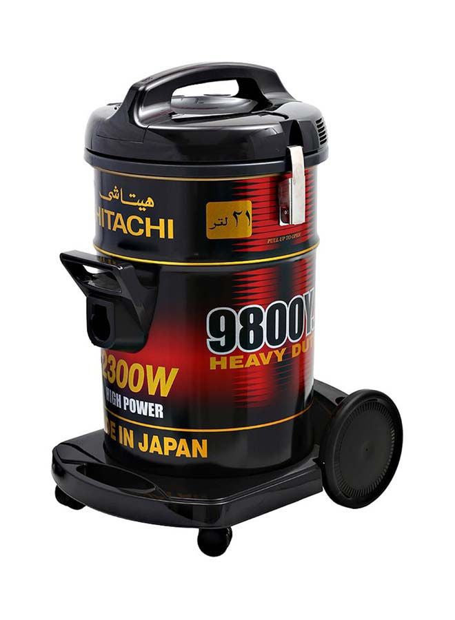 هيتاشي مكنسة كهربائية اسطوانية 21 L 2300 W CV9800YJ240BR أسود - Image 3
