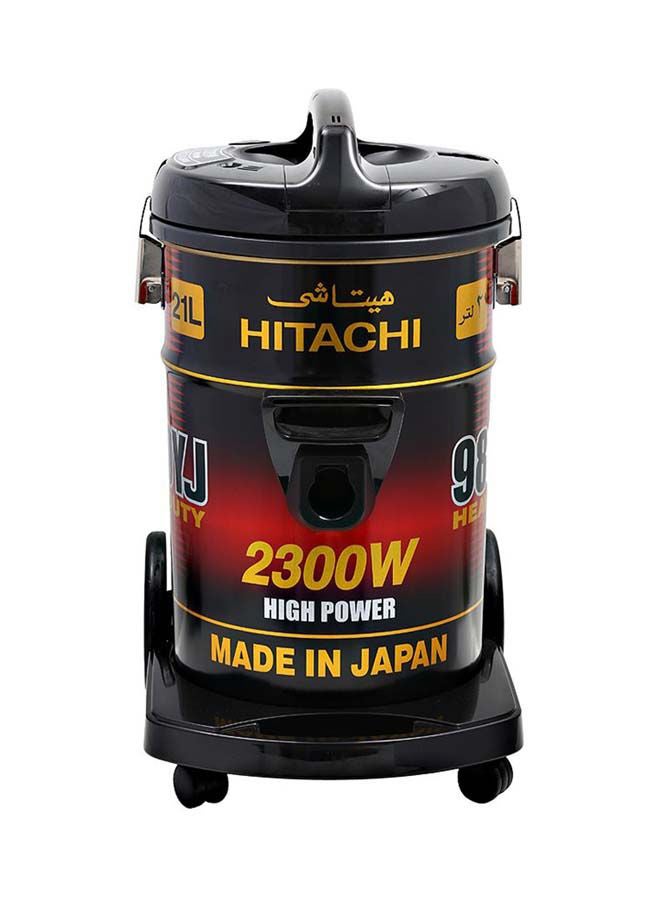 هيتاشي مكنسة كهربائية اسطوانية 21 L 2300 W CV9800YJ240BR أسود - Image 2