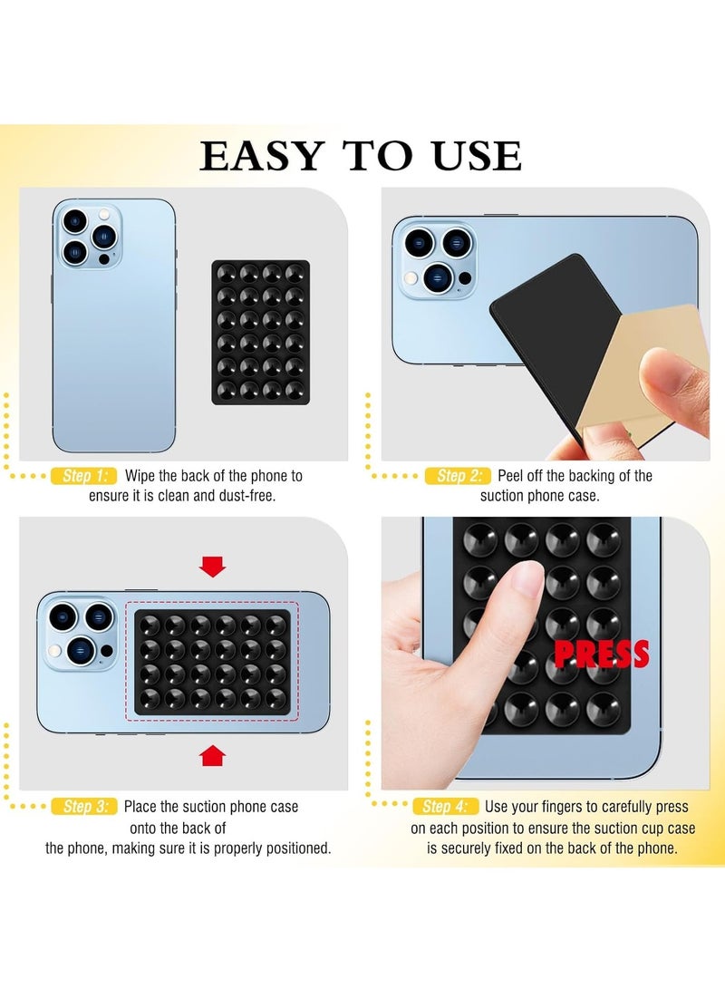 12 Pack Silicone Suction Phone Case, Strong Sticky Suction Cups, Suitable for Hands Free Mirror Shower Bathroom, Selfies and Videos  - Image 4