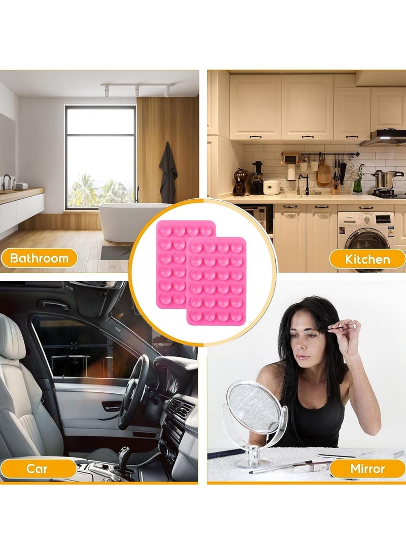 12 Pack Silicone Suction Phone Case, Strong Sticky Suction Cups, Suitable for Hands Free Mirror Shower Bathroom, Selfies and Videos  - Image 5