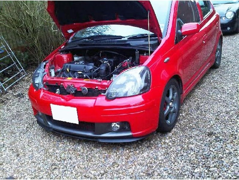 QASULER 3 Pcs Front Spoiler Bumper Lip Kit for Toyota Yaris MK1 - Image 4