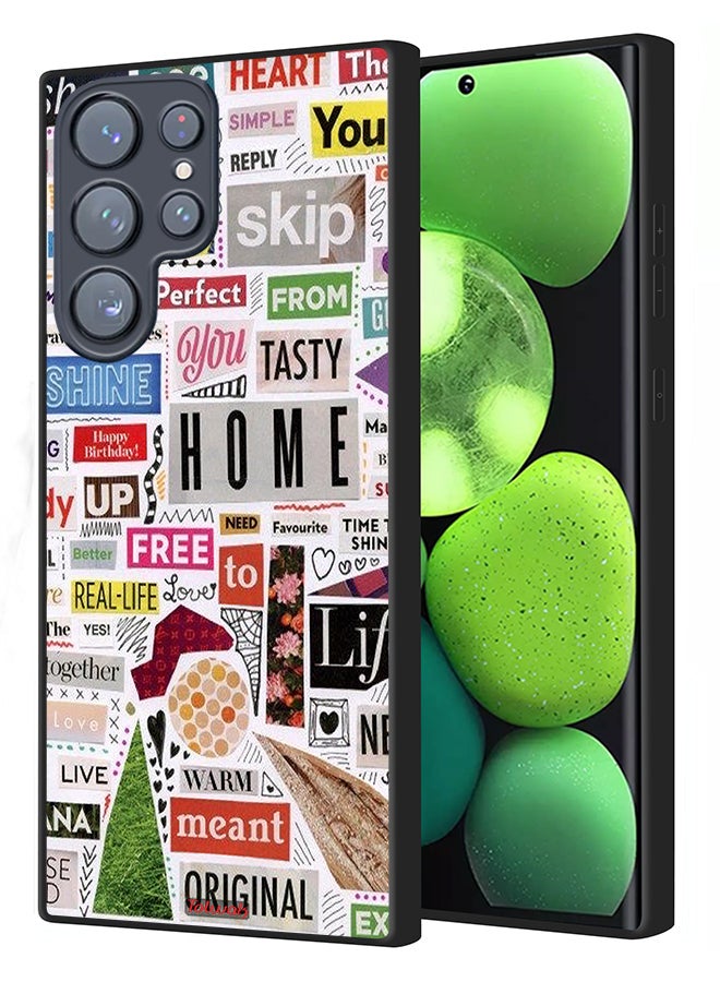 Tolwak Samsung Galaxy S22 Ultra 5G Protective Case Cover Meant Original Stickers - Image 1