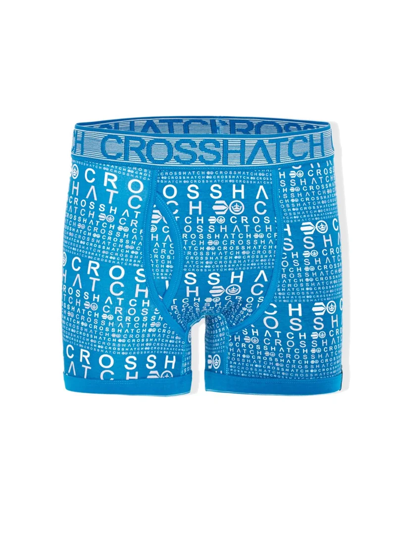 Cross Hatch 2 Pack Logo Boxers