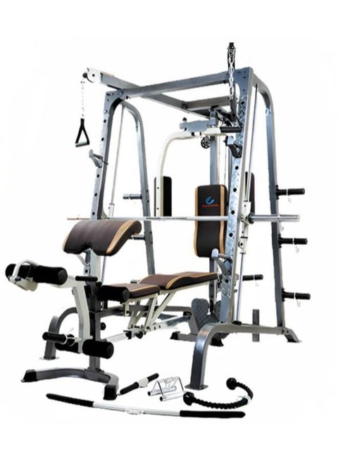 PowerUp Smith Machine Heavy Duty Pro MultiGym With Bench