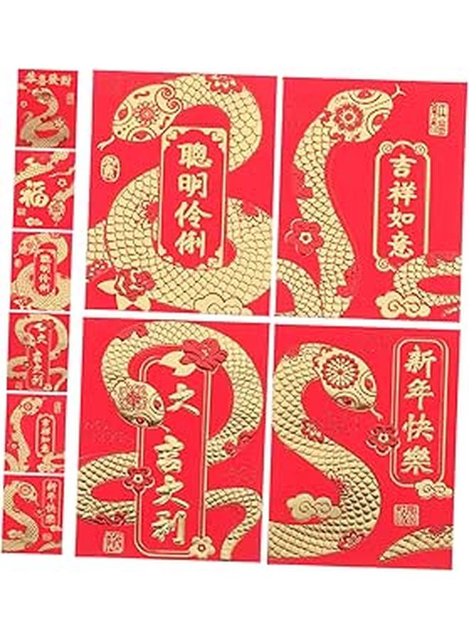 Chinese Red Envelopes For Lunar New Year 36 Pcs Set For Money Gifts Sturdy Material - Image 1