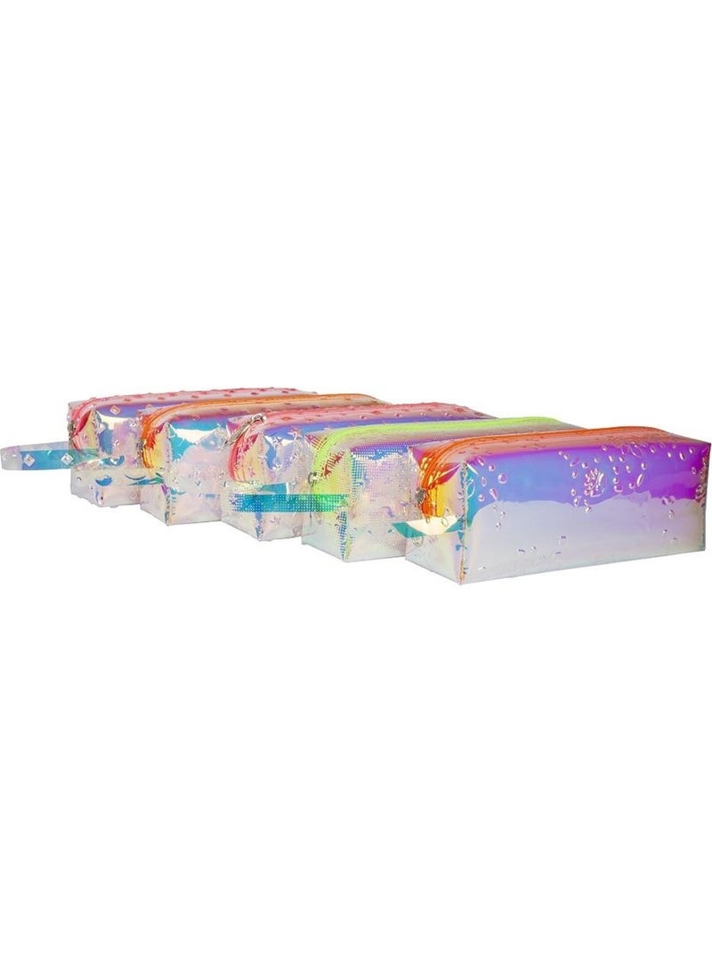B & D - B&D B&d Transparent Embossed Pencil Bag BD-KCS006 - Image 1