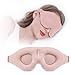 YIVIEW Sleep Mask for Side Sleeper Complete Light Blocking 3D Pink Sleeping Eye Mask Soft Breathable Eye Cover for Women Men Relaxing Zero Pressure Night Blindfold - Image 1