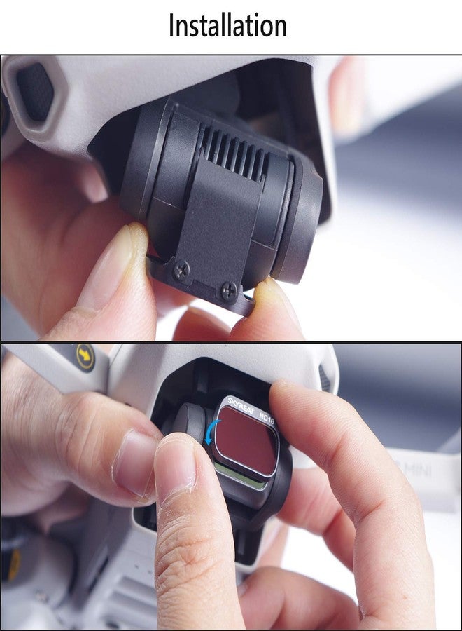 Skyreat ND Filters Set for DJI Mavic Mini 4K/Mini 2 /Mini SE Accessories,6 Pack-(CPL, UV, ND8, ND16, ND32, ND64) - Image 3