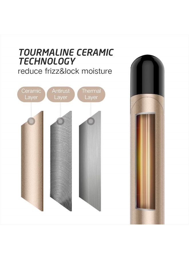Hoson 1/2 Inch Curling Iron Professional, Ceramic Tourmaline Curl Wand Barrel, Hair Curler Iron for Long & Short Hair - Image 3