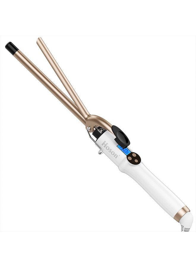 Hoson 1/2 Inch Curling Iron Professional, Ceramic Tourmaline Curl Wand Barrel, Hair Curler Iron for Long & Short Hair - Image 1