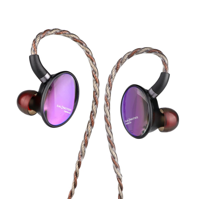 Linsoul 7Hz x Crinacle Salnotes Dioko HiFi 14.6mm Planar Diaphragm Driver in Ear Earphone IEMs with CNC Aviation-Grade Aluminum Case, Detachable 4-Core Litz OCC Copper Cable for Audiophile Musician Studio - Image 2