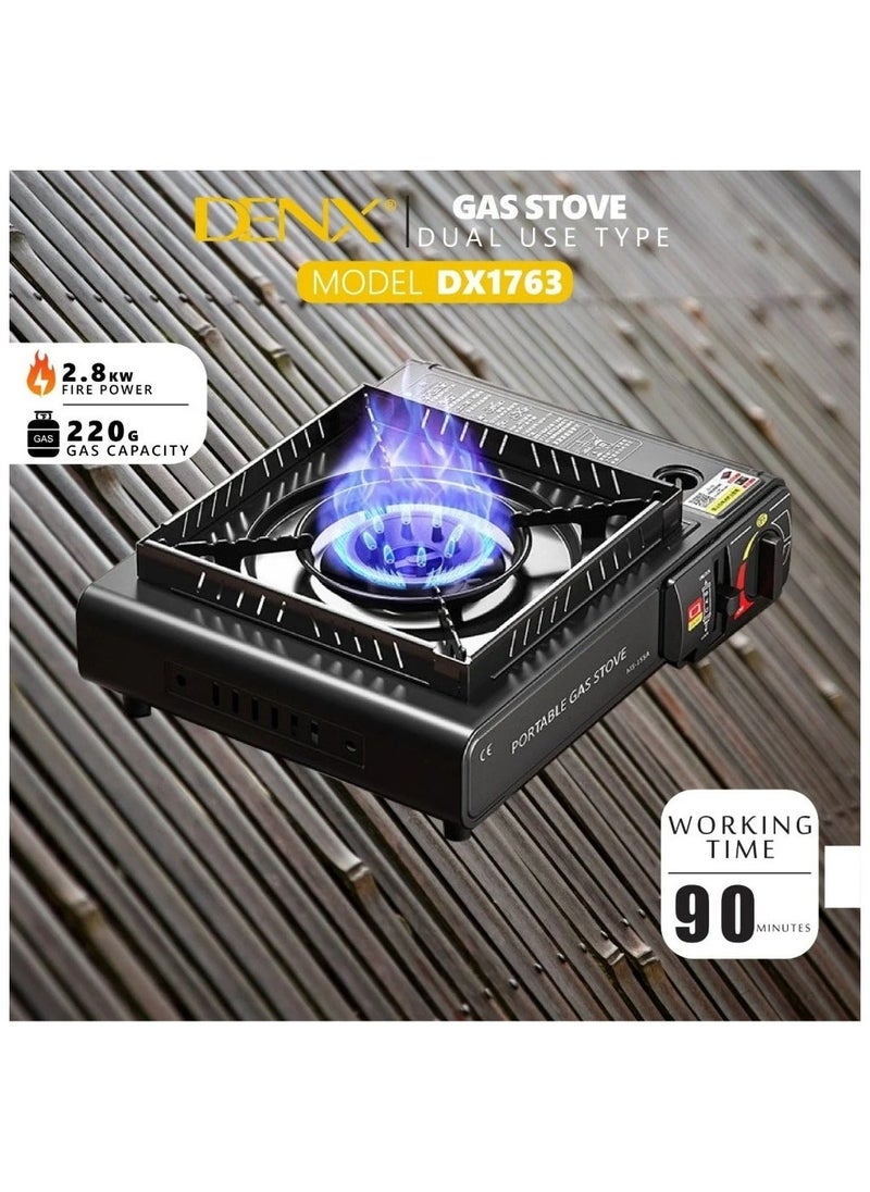 Denx Portable Gas Stove For Camping And Outdoor Use Size 34X28X8Cm - Image 5