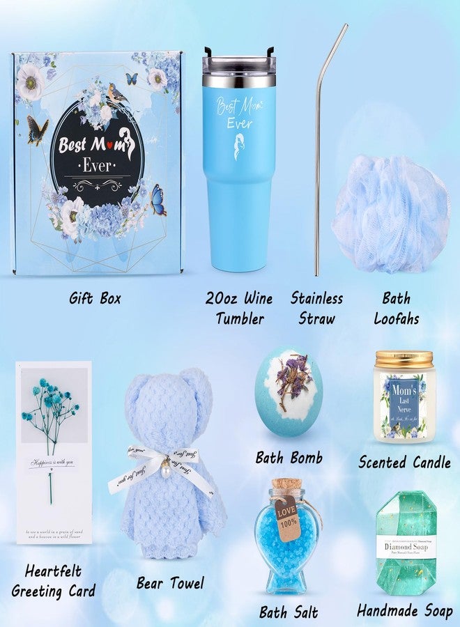 Ysxuan Mothers Day Gifts for Mom, Unique Birthday Gift for Mom, Gifts for Mom from Daughter Son, Mom Christmas Gifts, Best Mom Gifts, Presents for Mom, Mom Gifts, Relaxing Spa Bath Set for Mama 20oz Tumbler - Image 3