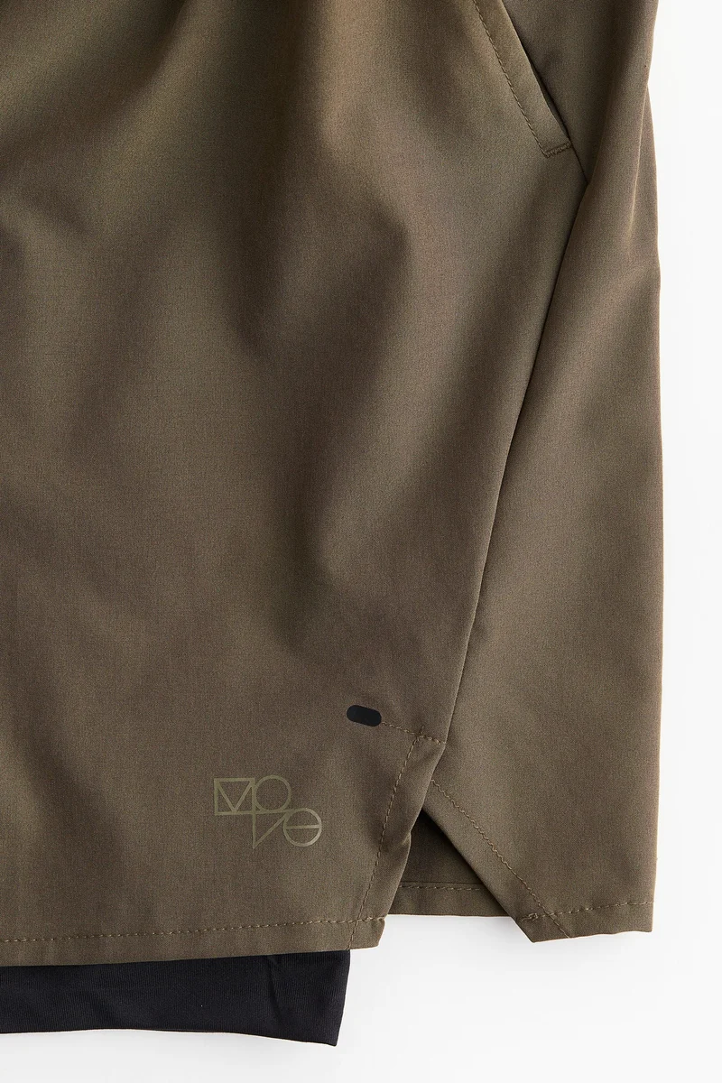 H&M Drymove™ Double-Layered Sports Shorts