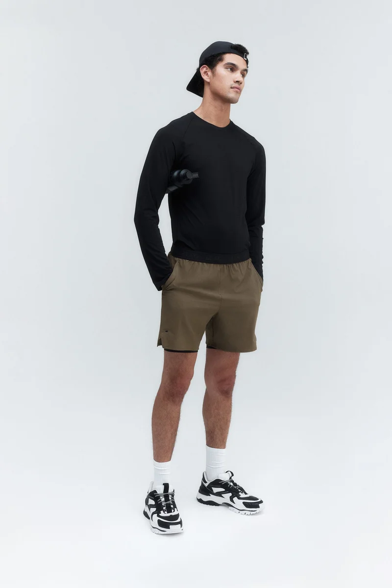 H&M Drymove™ Double-Layered Sports Shorts