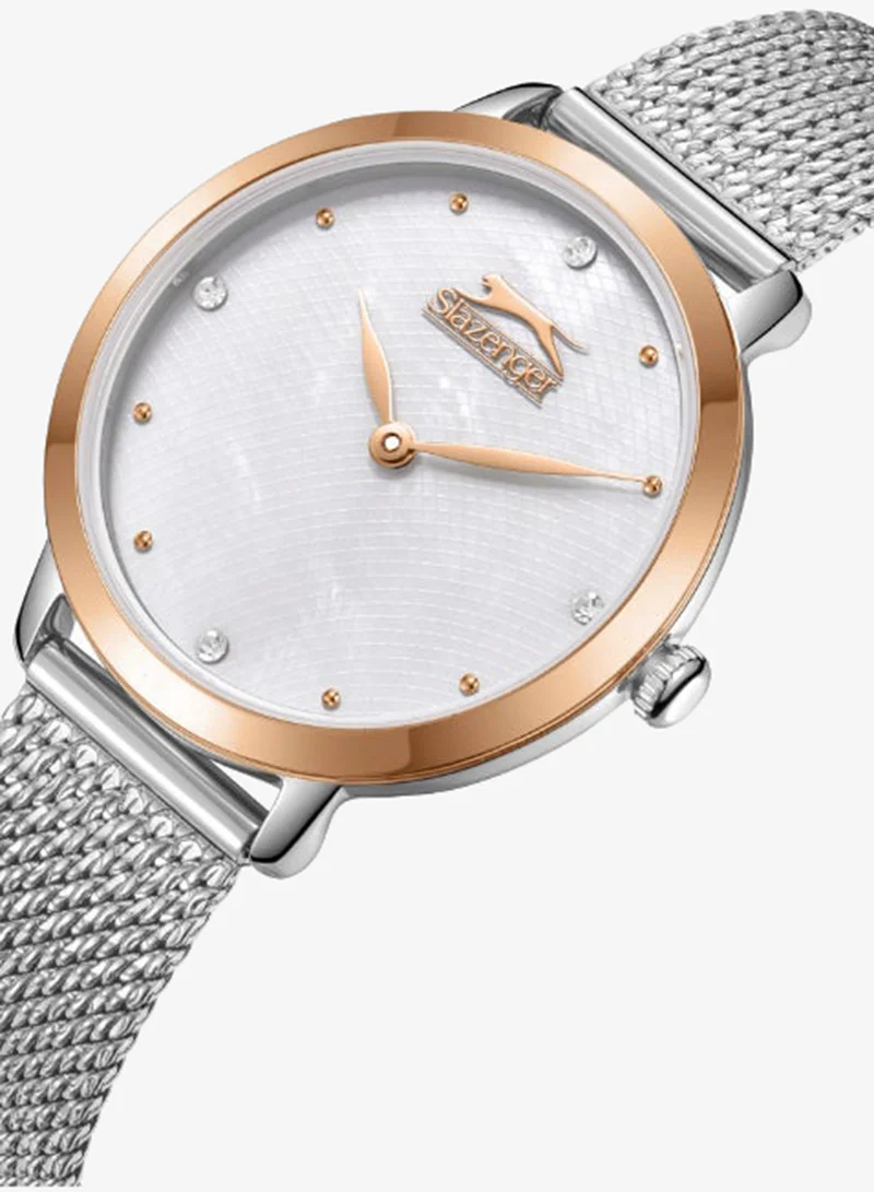 Slazenger Women's Mesh Analog Watch SL.9.2397.3.06 - 32 mm