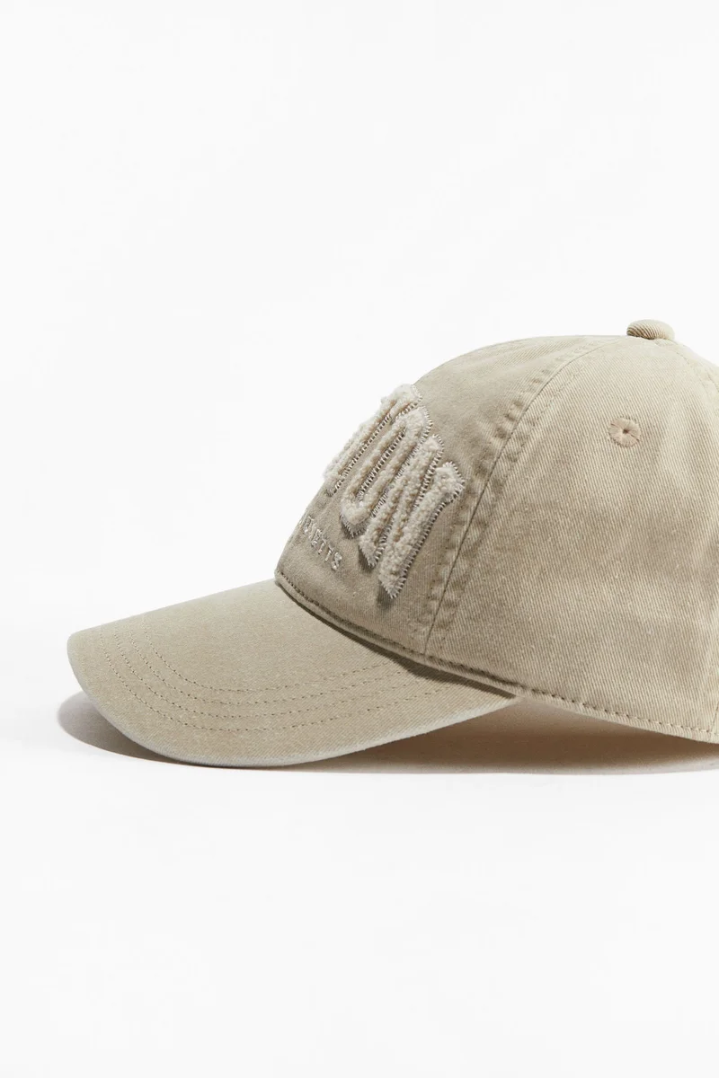 H&M Embroidered-motif twill cap