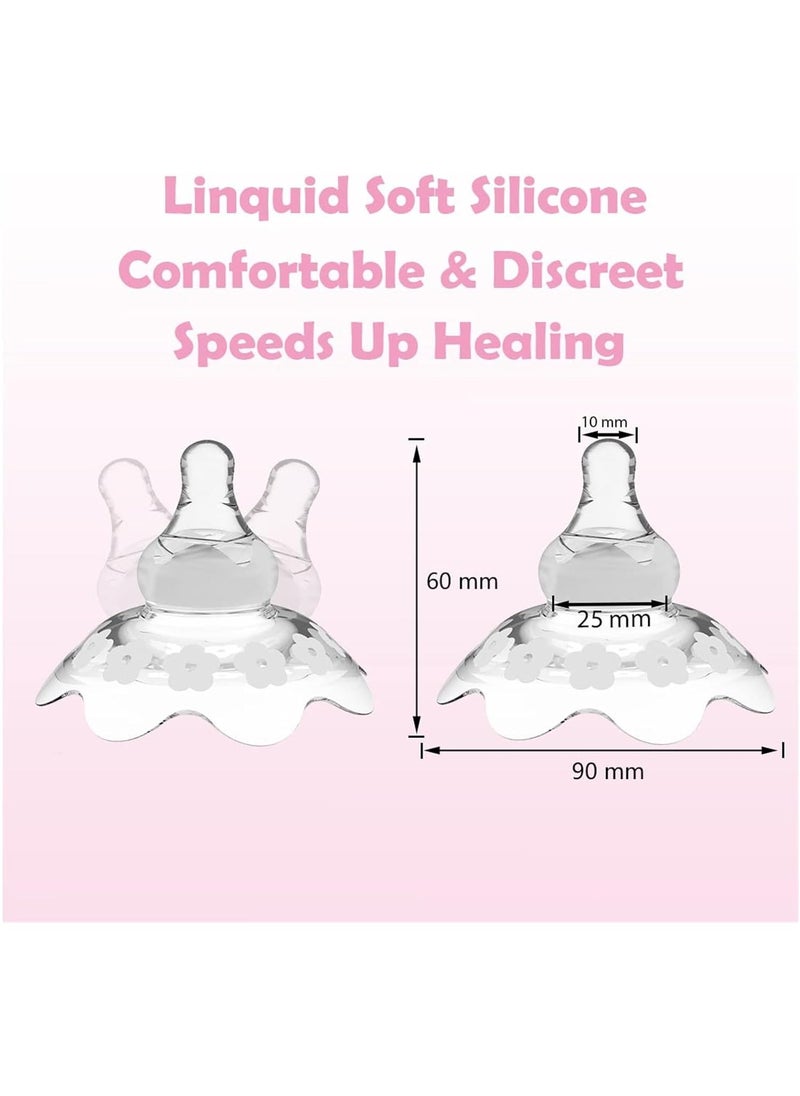 RATSAW - Nipples Shield for Breastfeeding Nipples Shield with Storage Box Nipple Shields for Nursing Newborn with Inverted and Sore Nipple - Image 1