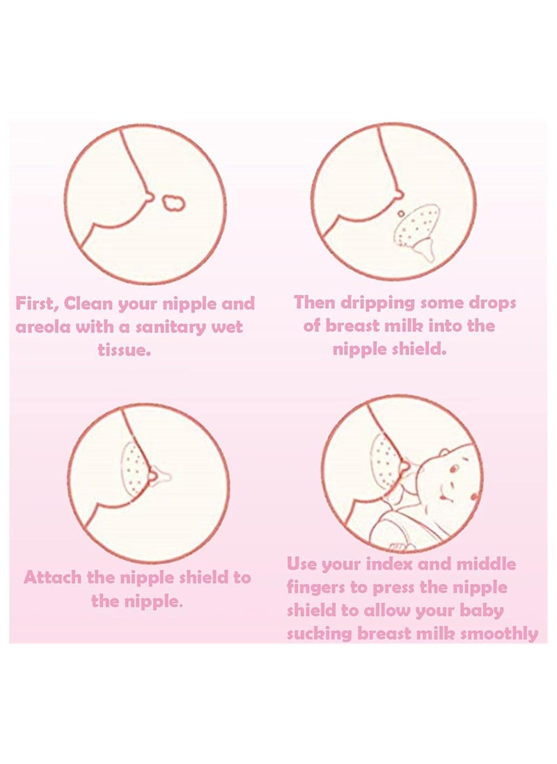 RATSAW - Nipples Shield for Breastfeeding Nipples Shield with Storage Box Nipple Shields for Nursing Newborn with Inverted and Sore Nipple - Image 1