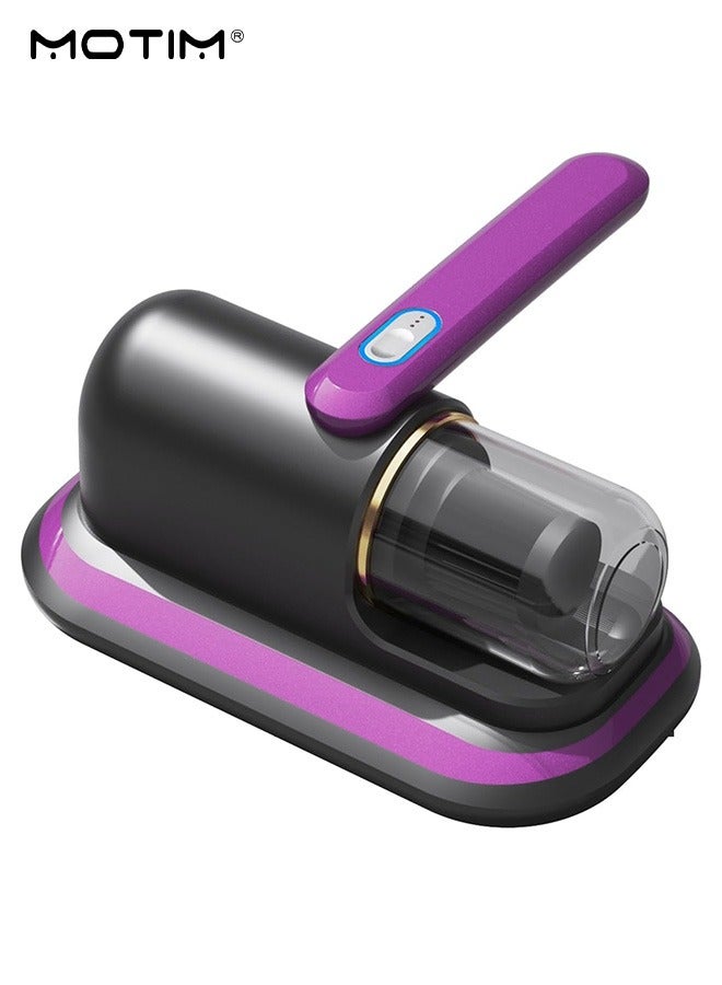 Wireless Vacuum Cleaner Mite Remover Instrument for Bed Sofa, 8000Pa 100W, Handheld Portable Dust Mite Vacuum Removal Tools, Electric UV-C Light, Sterilizer
