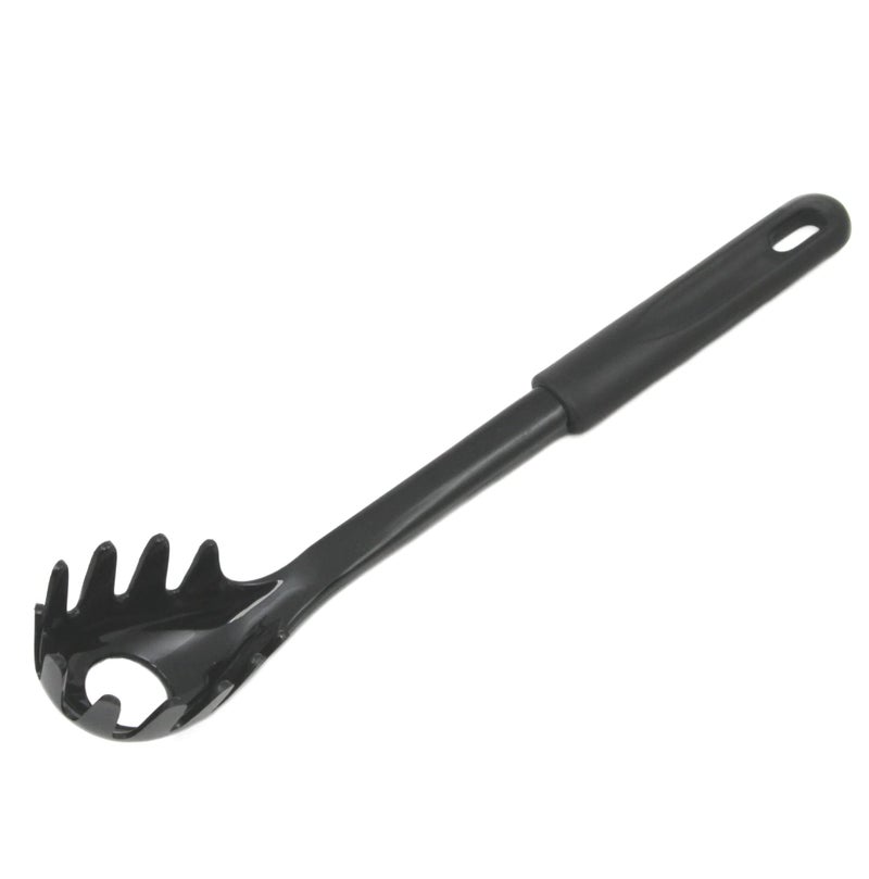 Chef Craft Basic Nylon Spaghetti/Pasta Fork, 11.5", Black - Image 4