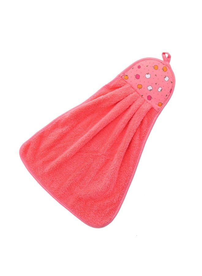 Hand Towel Can Be Hung Coral Velvet Cartoon Hand Towel Absorbent Cute Hand Towel Manufacturer Can Be Logo