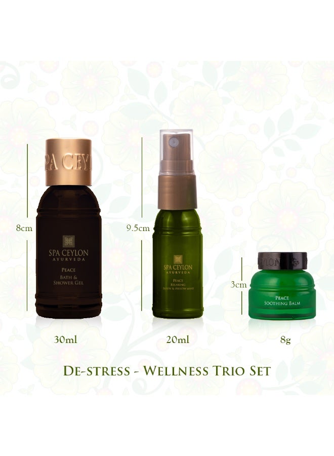 SPA CEYLON Peace Wellness Trio Set | Tranquil Spa Essentials For Radiant Skin | Ayurvedic Pampering Kit With Natural Ingredients | Gift set - Image 4