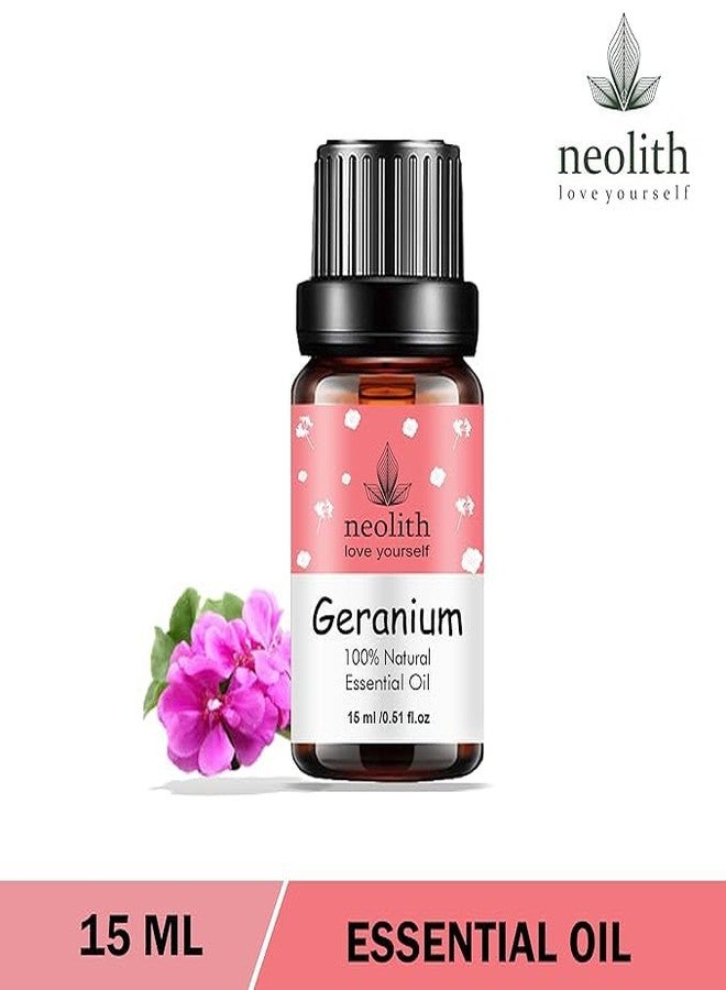 SHYRC Geranium Natural Essential Oil | Use a Household Natural Cleaner for Hair Growth & Radiant Skin (15ml) - Image 2