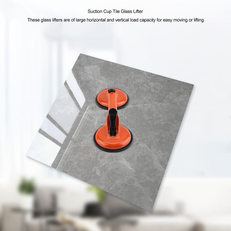 Aluminum Alloy Vacuum Suction Cup Glass Lifter Puller for Moving Glasses Tiles Mirrors (#2) - Image 2