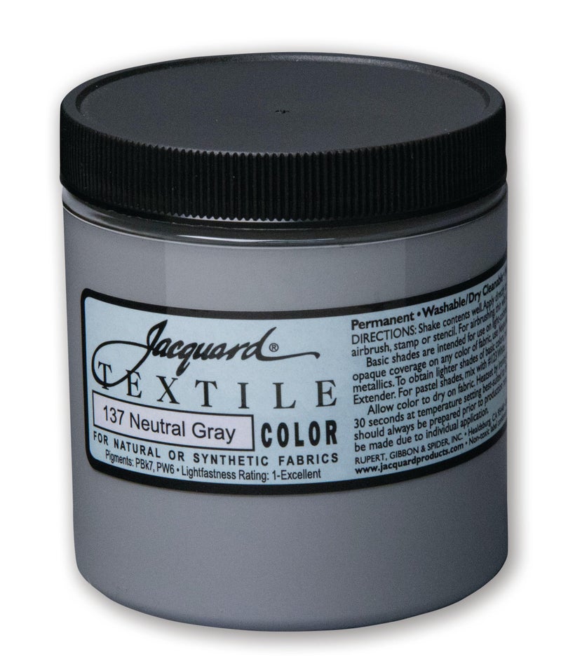 Jacquard Textile Color Paint NEUT Grey - Image 1