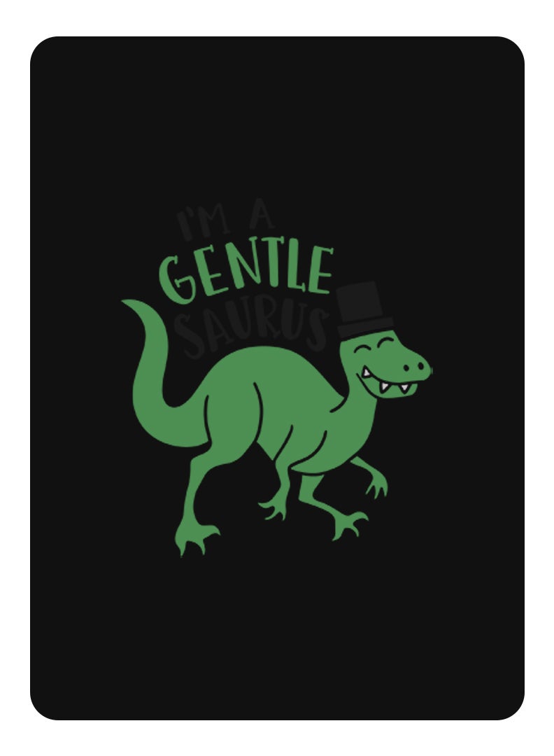 Theodor Protective Flip Case For Samsung Galaxy Tab S9 With Trifold Stand Auto Wake Sleep Shockproof Cover I am a gentlesaurus copy - Image 1