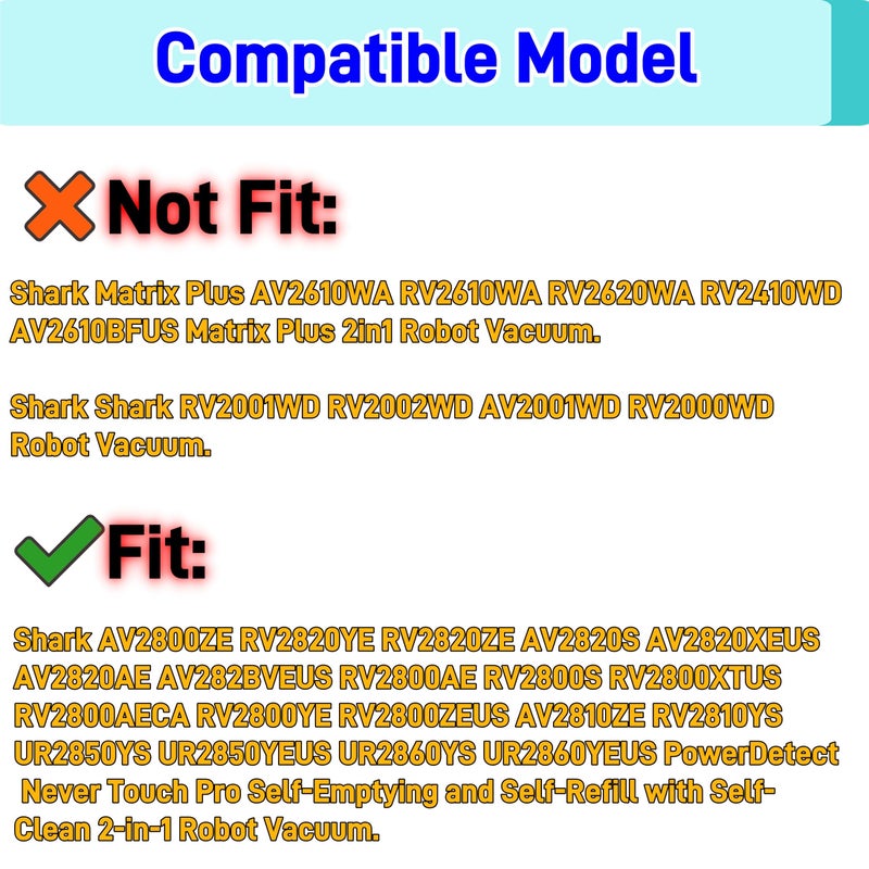 Avaenzo Replacement Mop Pads Compatible with Shark AV2800ZE RV2820YE RV2820ZE AV2820S AV2820AE RV2800AE RV2800S PowerDetect Never Touch Pro Robot Vacuum,Washable Reusable Replacement Microfiber Soft Mop Pads - Image 3