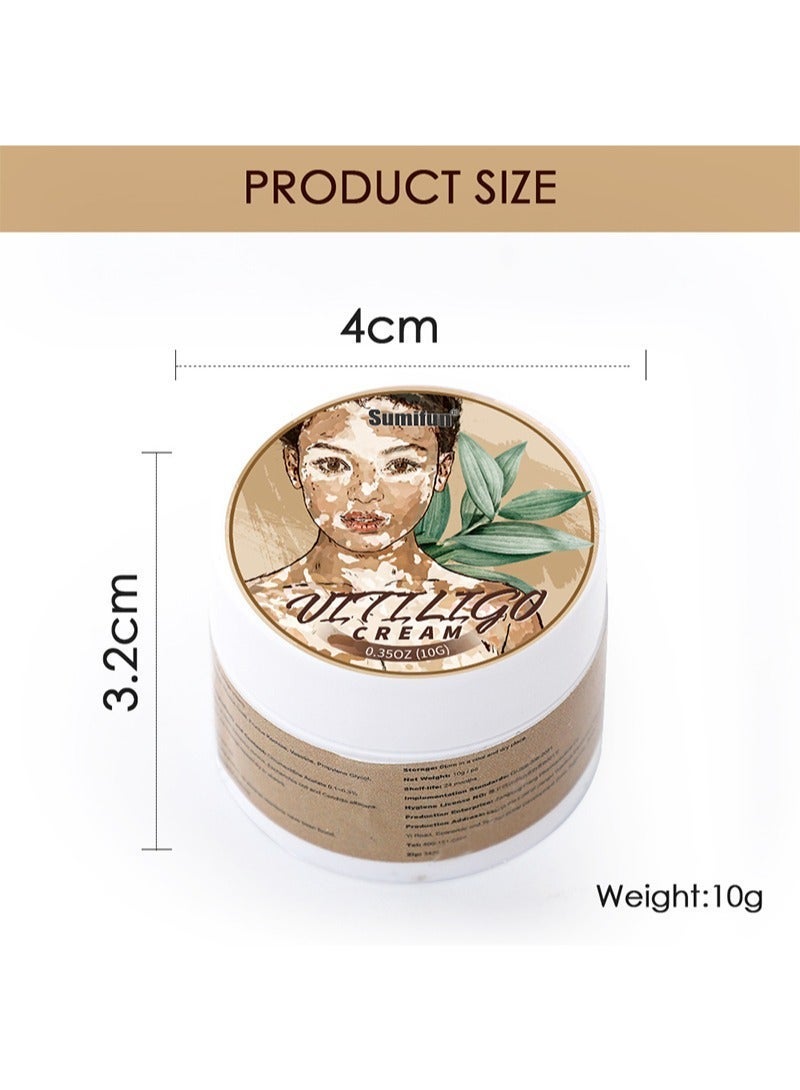 Sumifun Vitiligo Care Cream For White Spots On Skin，Gentle and Non-irritating，Regulating & Improve Skin Pigmentation，Reduces White Spots on Skin (10g) - Image 3